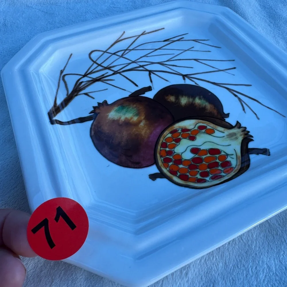 M.A.C. Italy Ceramic Plate 8.5